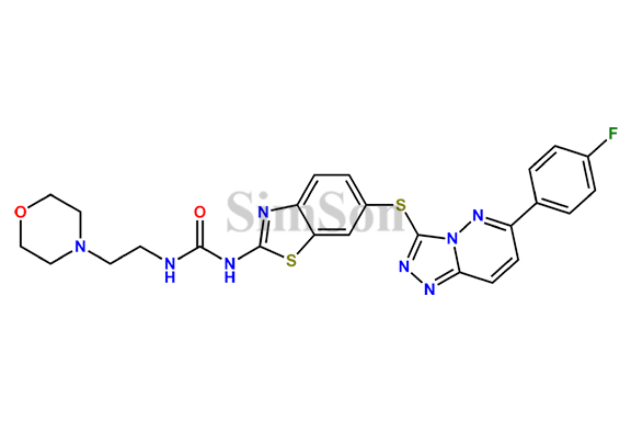 Urea,N-[6-[[6-(4-fluorophenyl)-1,2,4-triazolo[4,3-b]pyridazin-3-yl]thio]-2-benzothiazolyl]-N`-[2-(4-morpholinyl)ethyl]