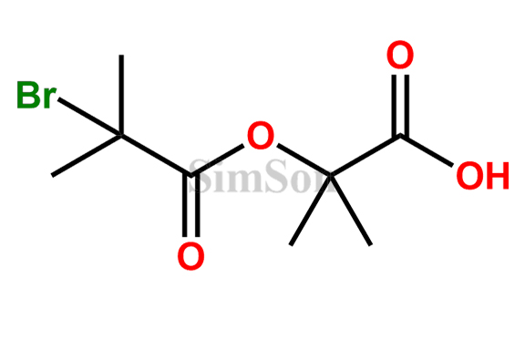 2-((2-bromo-2-methylpropanoyl)oxy)-2-methylpropanoic acid