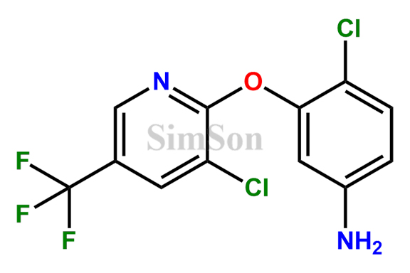 4-Chloro-3-((3-chloro-5-(trifluoromethyl)pyridin-2-yl)oxy)aniline