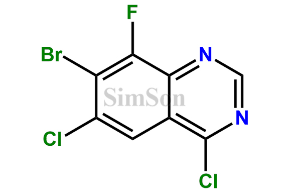 7-bromo-4,6-dichloro-8-fluoroquinazoline