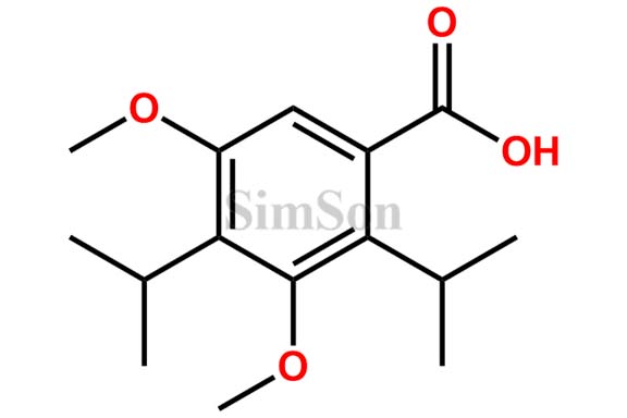 3,5Dimethoxy-2,4-bis(1-methylethyl)benzoic acid