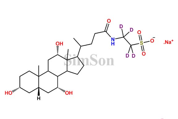 Tauro-d4-cholic Acid Sodium salt