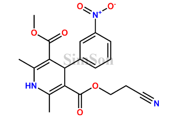 3-(2-cyanoethyl)5-methyl2,6-dimethyl-4-(3-nitrophenyl)-1,4-dihydropyridine-3,5-dicarboxylate