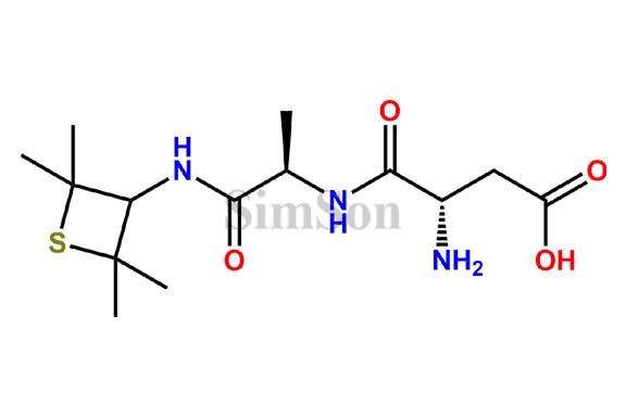 (S)-3-amino-4-oxo-4-(((R)-1-oxo-1-((2,2,4,4-tetramethylthietan-3-yl)amino)propan-2-yl)amino)butanoic acid