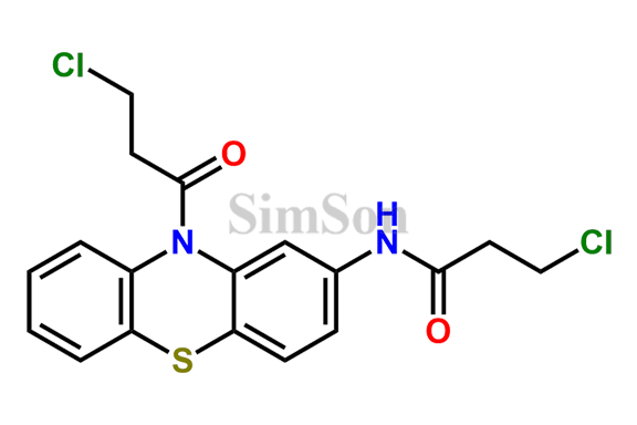 3-chloro-N-(10-(3-chloropropanoyl)-10H-Phenothiazin-2-yl) propanamide