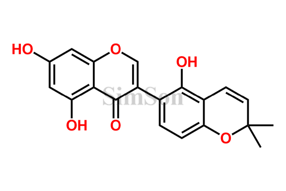 4H-1-Benzopyran-4-one,5,7-dihydroxy-3-(5-hydroxy-2,2-dimethyl-2H-1-benzopyran-6-yl)