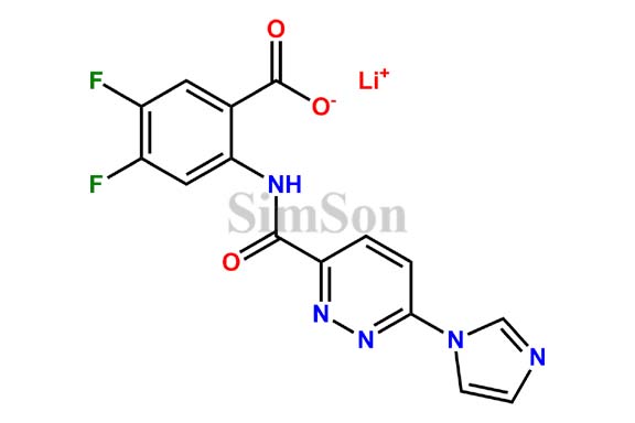 Lithium 2-(6-(1H-imidazol-1-yl)pyridazine-3-carboxamido)-4,5-difluorobenzoate