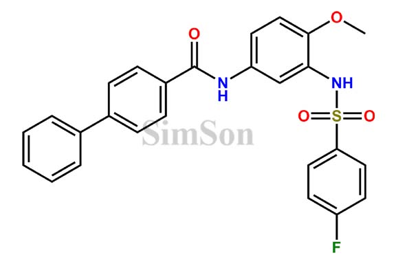 N-(3-(4-Fluorophenylsulfonamido)-4-methoxyphenyl)-[1,1`-biphenyl]-4-carboxamide