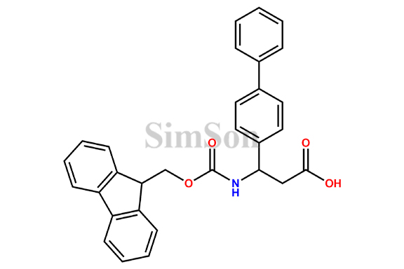 3-((((9H-Fluoren-9-yl)methoxy)carbonyl)amino)-3-([1,1`-biphenyl]-4-yl)propanoic acid