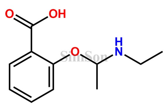2-(1-(ethylamino)ethoxy)benzoic acid