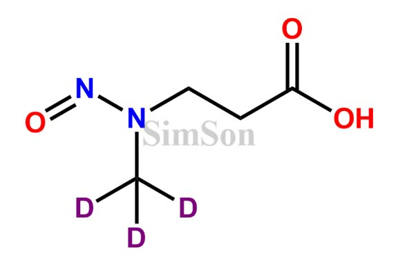 N-Nitroso-N-methyl-3-aminopropionic Acid-d3