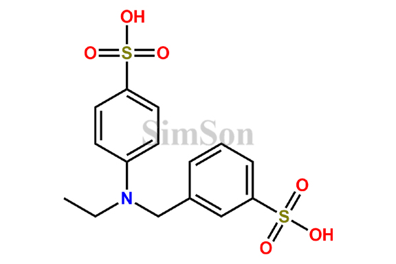 3-((n-ethyl-N-(4-sulfophenyl)amino)methyl)benzenesulfonic acid