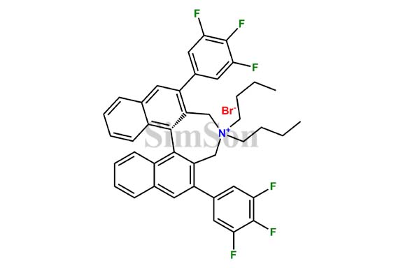 ((S)-4,4-Dibutyl-2,6-bis(3,4,5-trifluorophenyl)-4,5-dihydro-3H-Dinaphtho[2,1-C,1`,2`-E]azepinium bromide