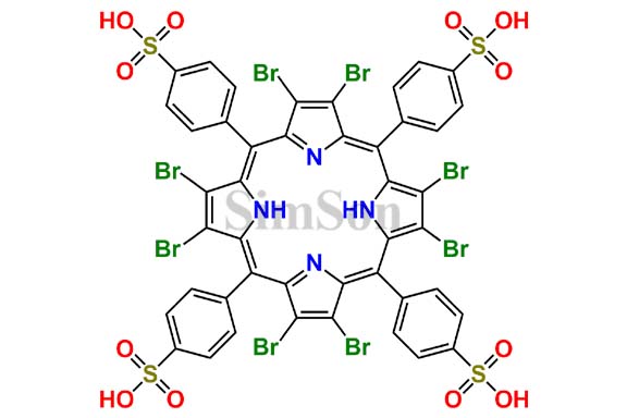 2,3,7,8,12,13,17,18-octabromo-5,10,15,20-tetrakis(4-sulfonatophenyl)porphyrin