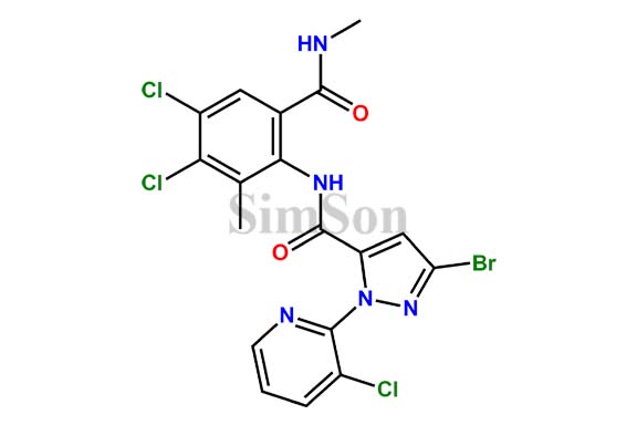 3-Bromo-1-(3-chloropyridin-2-yl)-N-(3,4-dichloro-2-methyl-6-(methylcarbamoyl)phenyl)-1H-pyrazole-5-carboxamide