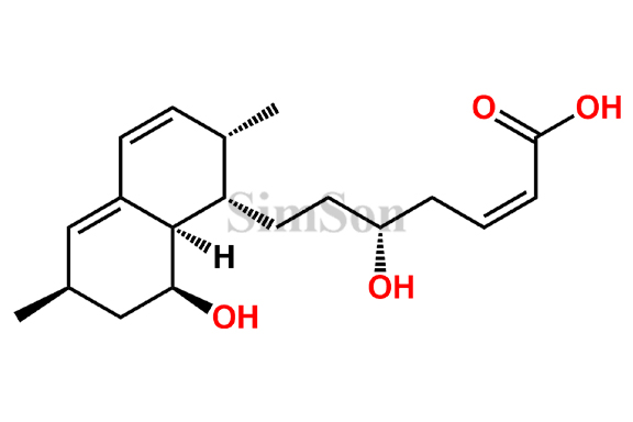 2-Heptenoic acid,7-[(1S,2S,6R,8S,8aR)-1,2,6,7,8,8a-hexahydro-8-hydroxy-2,6-dimethyl-1-naphthalenyl]-5-hydroxy-,(2Z,5R)