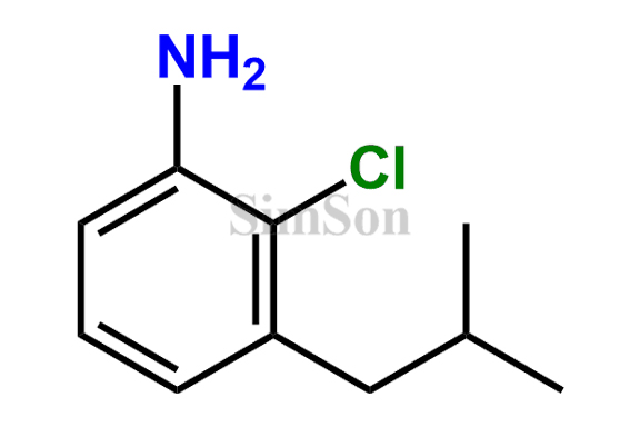 2-Chloro-3-(2-methylpropyl)benzenamine
