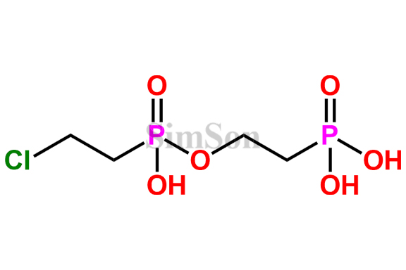 2-Phosphonoethyl hydrogen P-(2-chloroethyl)phosphonate
