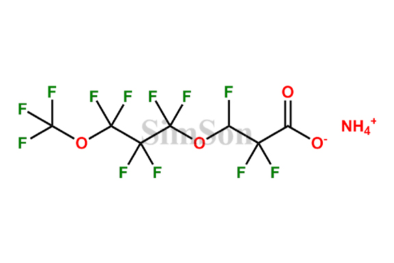 Ammonium2,2,3-trifluoro-3-(1,1,2,2,3,3-hexafluoro-3-(trifluoromethoxy)propoxy)propanoate