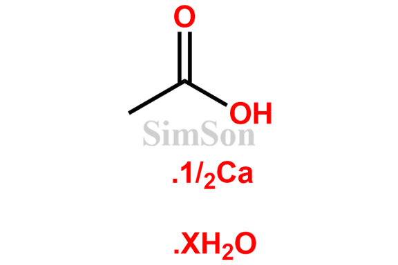 Calcium acetate xhydrate