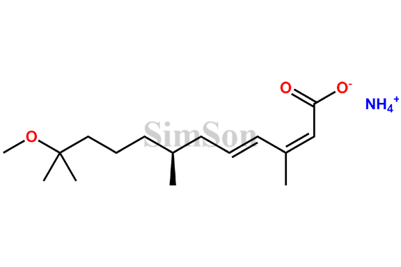 Ammonium(S,2Z,4E)-11-methoxy-3,7,11-trimethyldodeca-2,4-dienoate