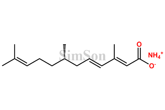 ammonium(S,2E,4E)-3,7,11-trimethyldodeca-2,4,10-trienoate