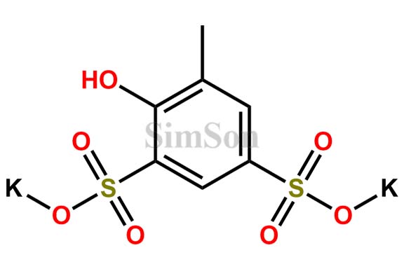 4-Hydroxy-5-methyl-1,3-benzenedisulfonic Acid Dipotassium Salt