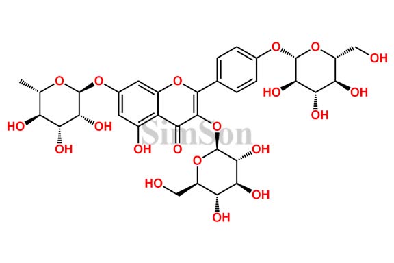 Kaempferol 3,4`-diglucoside 7-rhamnoside