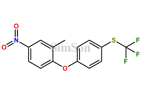2-methyl-4-nitro-1-{4-[(trifluoromethyl)thio]phenoxy}benzene