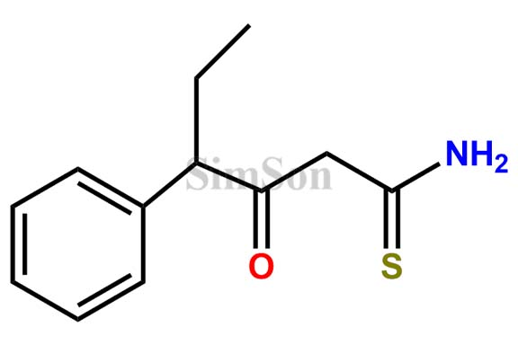3-oxo-4-phenylhexanethioamide