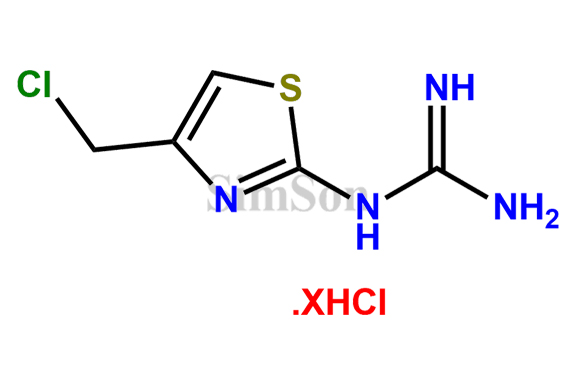 Guanidine, [4-(chloromethyl)-2-thiazolyl]-, hydrochloride