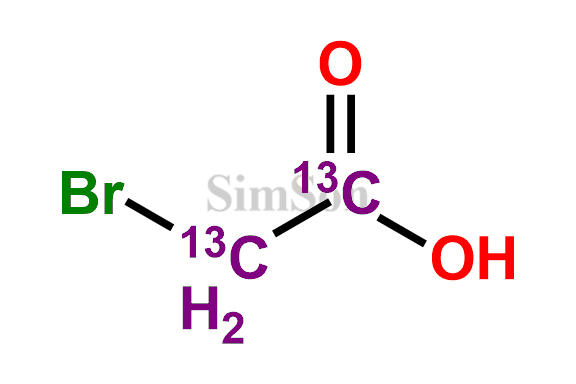 Bromoacetic-1,2-13C2 Acid