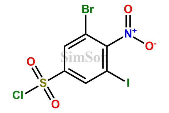 3-Bromo-5-Iodo-4-Nitrobenzenesulfonyl Chloride