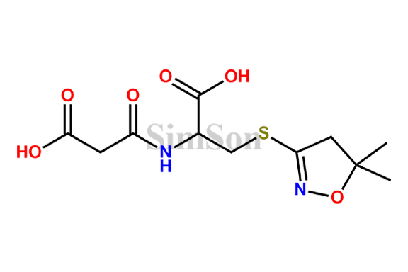 3-((1-Carboxy-2-((5,5-Dimethyl-4,5-Dihydroisoxazol-3-yl)Thio)Ethyl)amino)-3-Oxopropanoic Acid