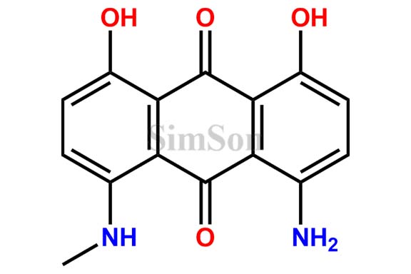 1-Amino-4,5-dihydroxy-8-(methylamino)anthraquinone