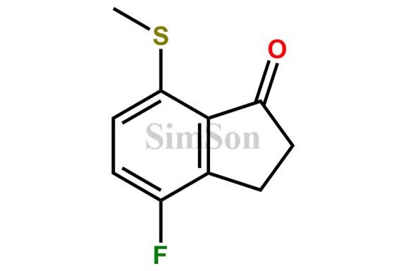 4-Fluoro-2,3-dihydro-7-(methylthio)-1H-inden-1-one