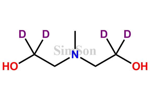 N-Methyldiethanol-1,1,1`,1`-D4 amine