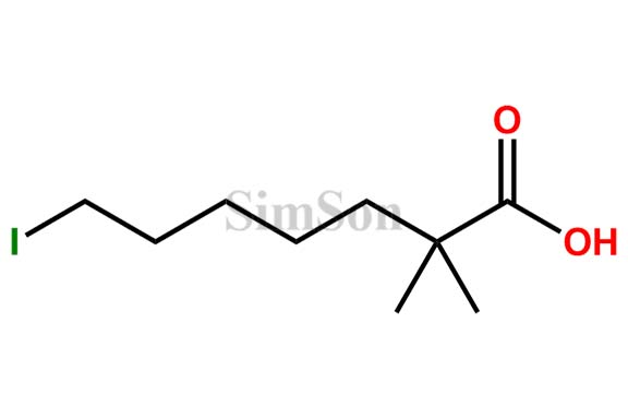 7-Iodo-2,2-dimethylheptanoic acid