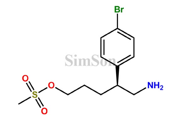 (S)-5-Amino-4-(4-Bromophenyl)Pentyl Methanesulfonate