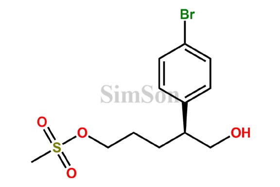 (S)-4-(4-Bromophenyl)-5-Hydroxypentyl Methanesulfonate