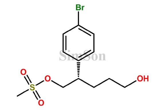 (S)-2-(4-Bromophenyl)-5-Hydroxypentyl Methanesulfonate
