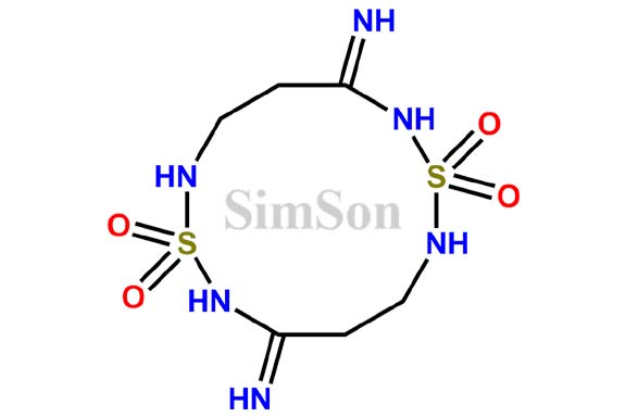 3,9-Diimino-1,7-dithia-2,6,8,12-tetraazacyclododecane 1,1,7,7-tetraoxide