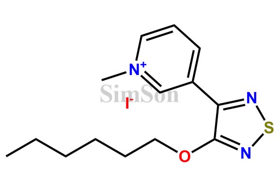 3-(4-Hexyloxy-1,2,5-thiadiazol-3-YL)-1-methylpyridinium iodide