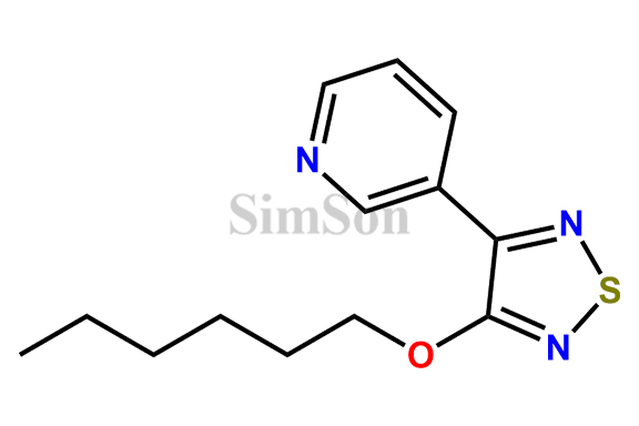 3-(Hexyloxy)-4-(pyridin-3-yl)-1,2,5-thiadiazole
