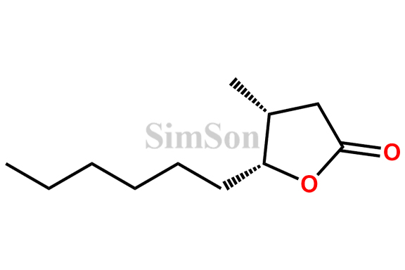 (4R,5R)-5-Hexyldihydro-4-methyl-2(3H)-furanone