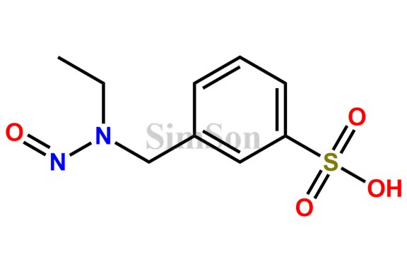 3-((Ethyl(nitroso)amino)methyl)benzenesulfonic acid