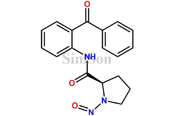 (R)-N-(2-benzoylphenyl)-1-nitrosopyrrolidine-2-carboxamide