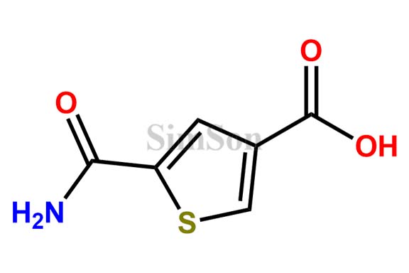 5-Carbamoylthiophene-3-carboxylic acid