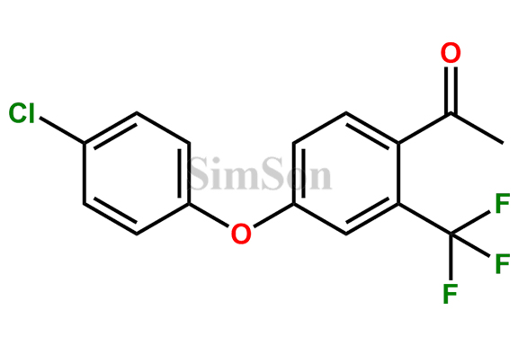 1-(4-(4-Chlorophenoxy)-2-(trifluoromethyl)phenyl)ethanone