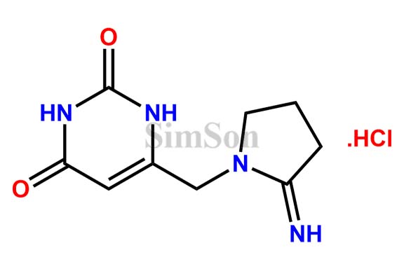 6-((2-Iminopyrrolidin-1-yl)methyl)pyrimidine-2,4(1H,3H)-dione Hydrochloride